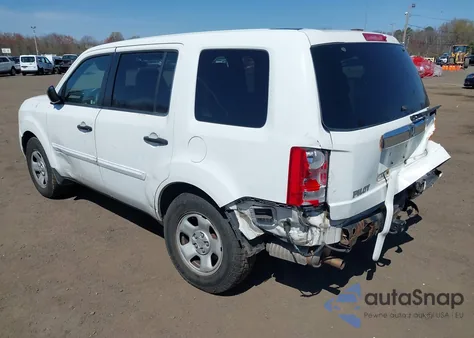 2010 Honda Pilot Lx from USA, damaged, VIN 5FNYF4H22AB032031